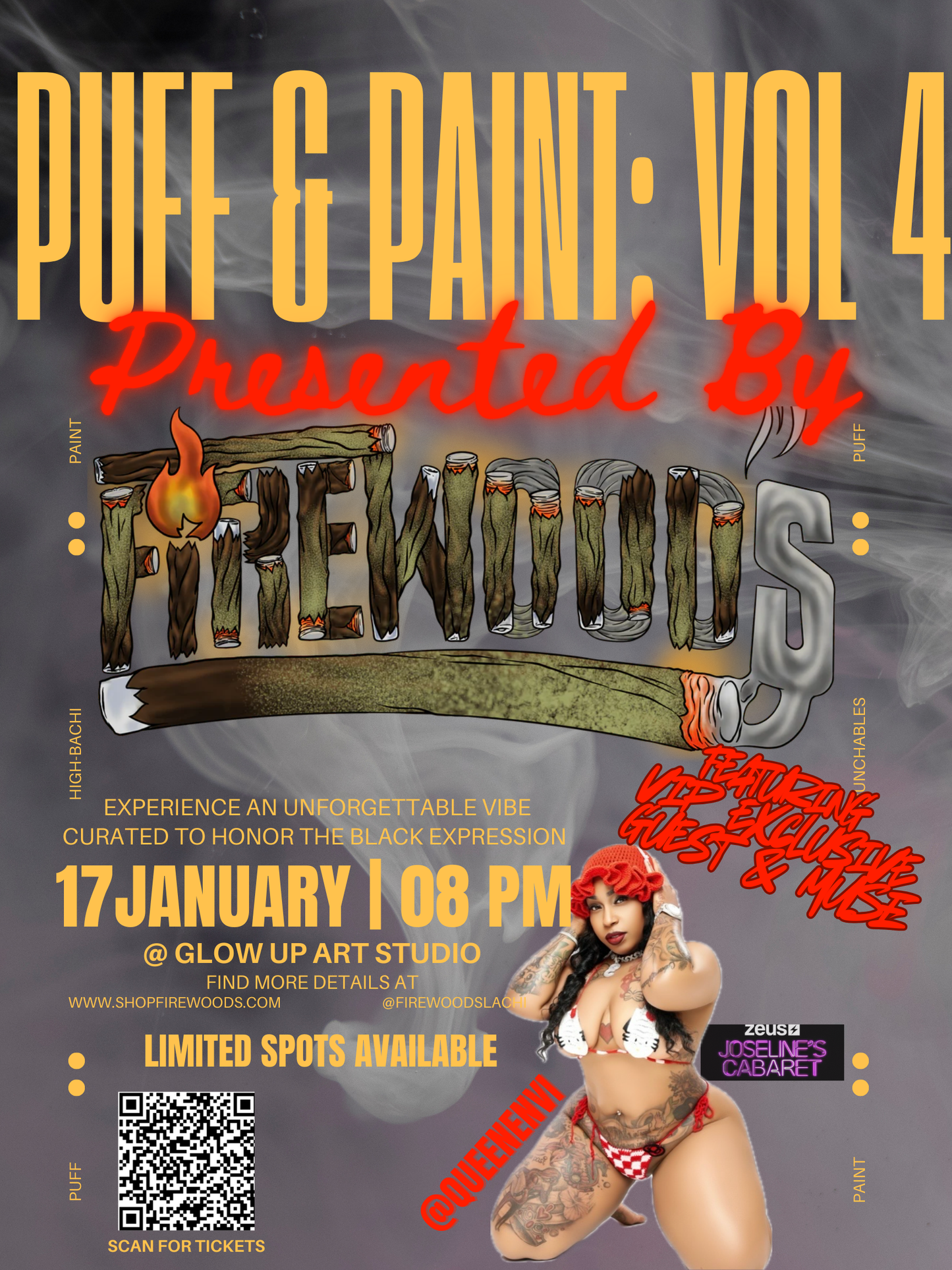 Puff & Paint Vol IV:  featuring Exclusive Guest & Muse Queen Envi